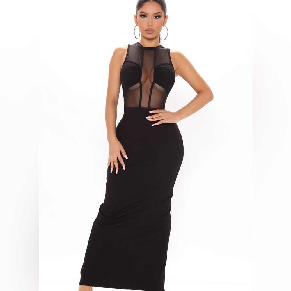 Guilt Trip Maxi Dress - Black